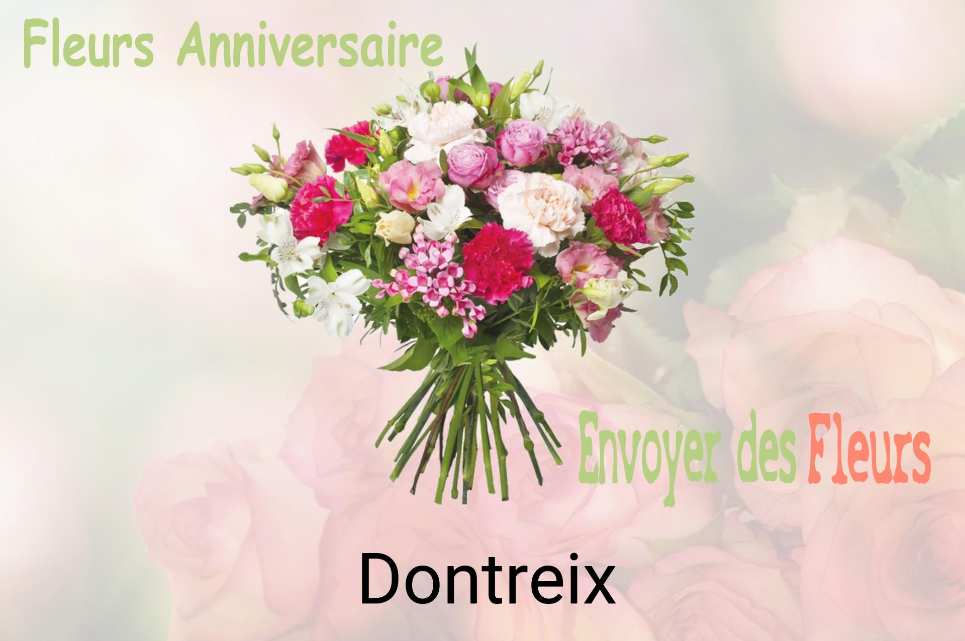 Bouquet de fleurs d’anniversaire livré à Dontreix